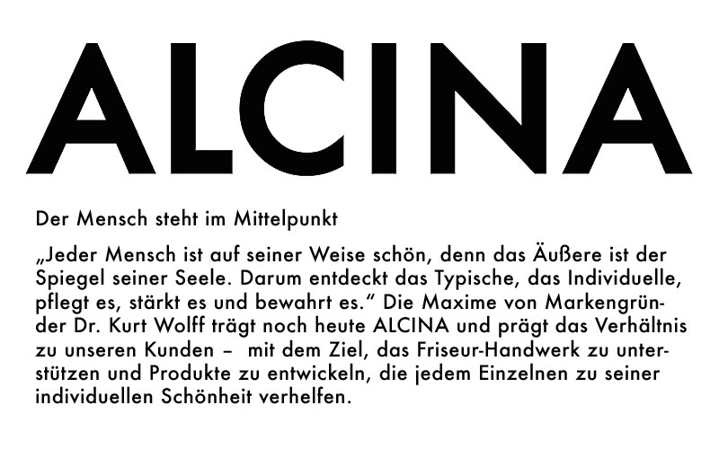 ALCINA Produkte